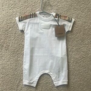 Baby Burberry onesie NWT
